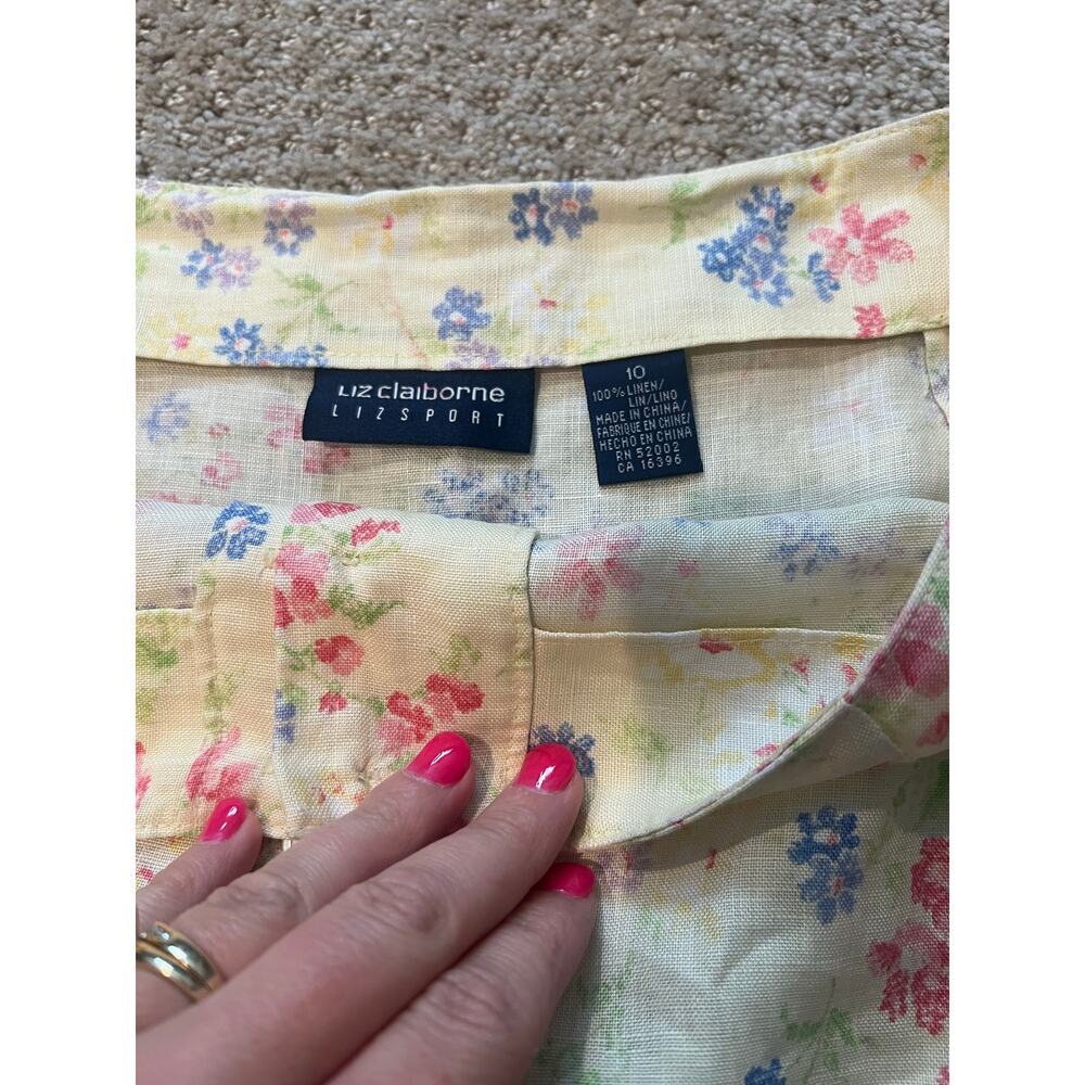 Vintage Liz Claiborne Floral Skirt - Picture 2 of 3